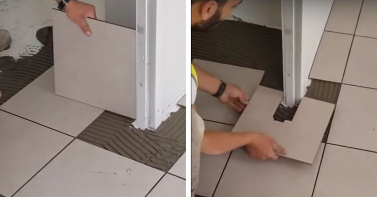 Egy török szaki, aki úgy vágja méretre a járólapokat, hogy könnybe lábad tőle az ember szeme