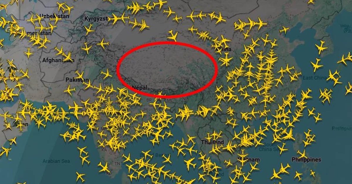 Miért nem repülnek a repülőgépek Tibet és az Antarktisz felett?