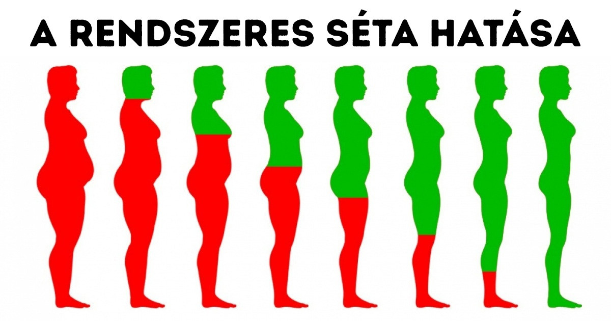 10 dolog, ami a rendszeres séta hatására történik a testünkkel