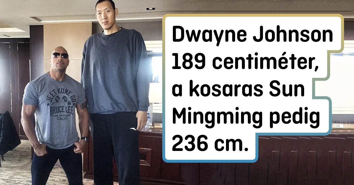 21 fotó, amin a méretbeli különbségek minden rekordot megdöntöttek