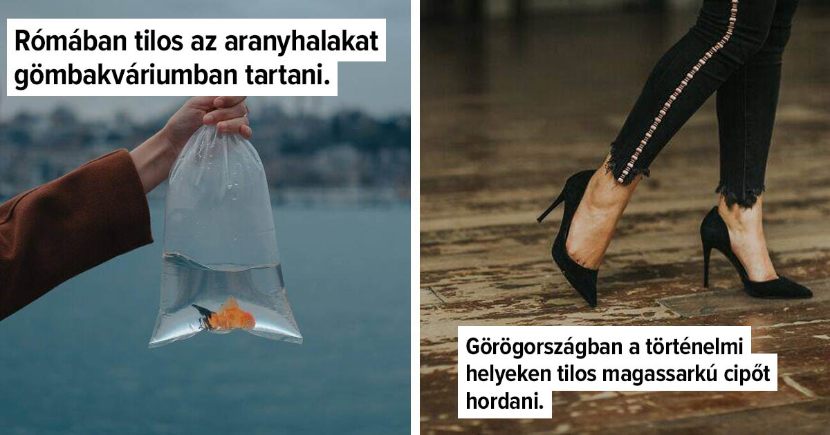 15 szokatlan és furcsa tilalom a különböző országokból