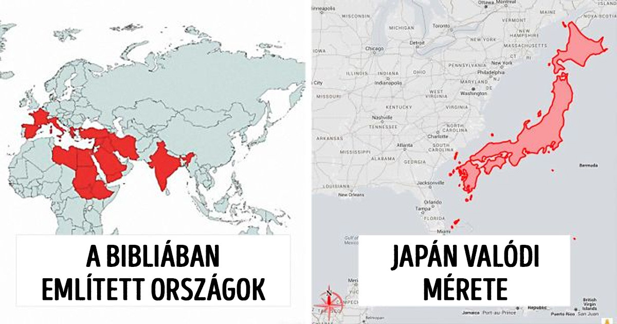20 szokatlan térkép, aminek köszönhetően egy teljesen új perspektívából láthatjuk a világ dolgait