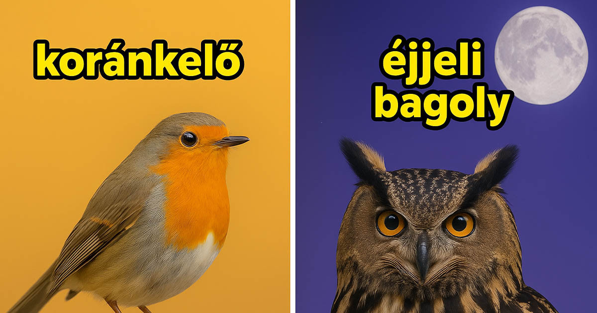 A választott színeid alapján megmondjuk, hogy éjszakai bagoly vagy koránkelő típus vagy inkább