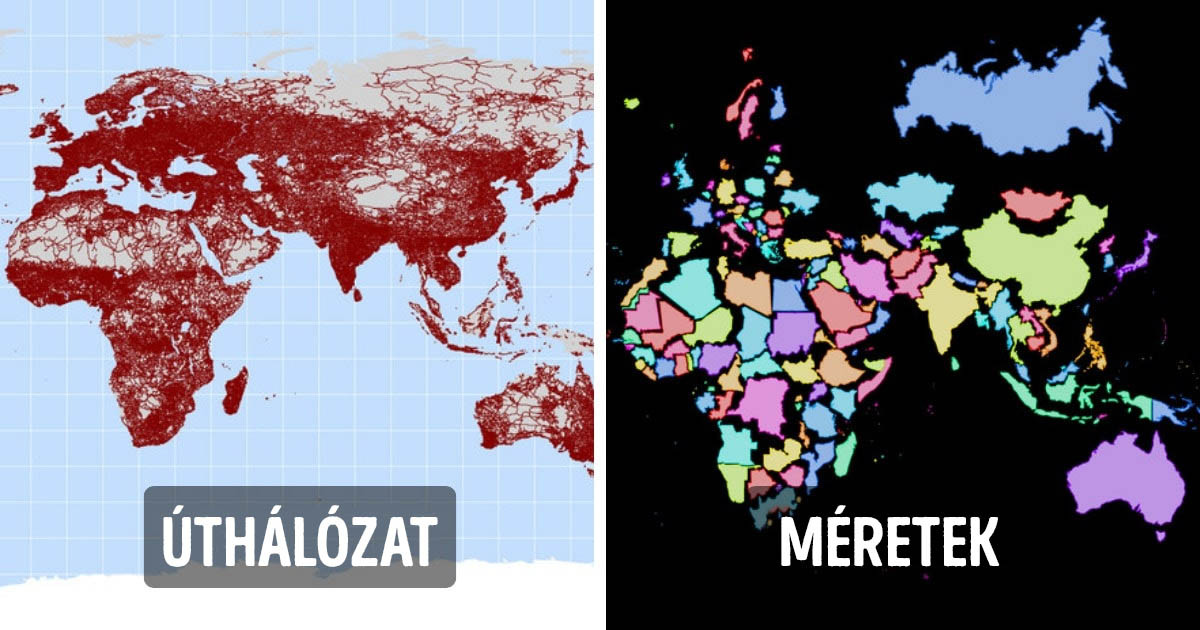 20 szórakoztató térkép, amik új ismereteket tárnak fel a világról