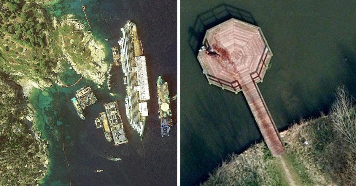 21 őrült pillanat, amit a Google Earth kameráinak sikerült megörökíteniük