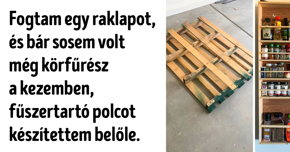 17 ember, aki úgy döntött, hogy saját maga újítja fel a belső teret, és igazi remekmű lett