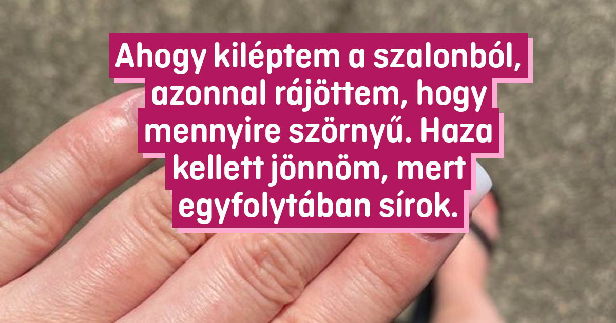 18 lány, akiket most egy ideig le fog verni a víz a "körömszalon" szó hallatán