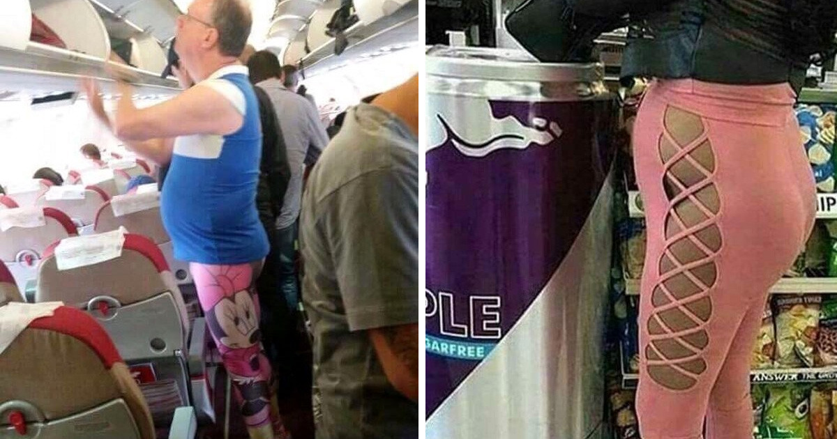 Íme néhány borzalmas példa rá, hogyan ne hordjunk egy leggingst. Nem mindenkinek való, na
