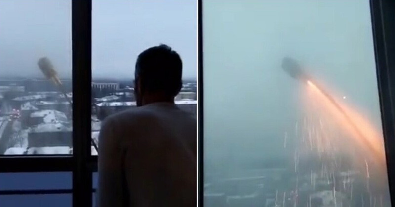 Tűzijátékot próbáltak indítani egy emeletes ház ablakából, de nem lett jó vége