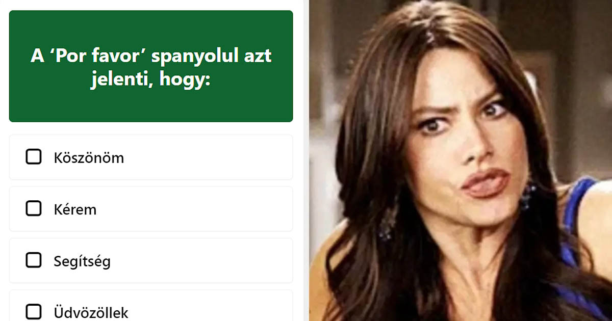 A legtöbb európai nem képes teljesíteni ezt a nagyon alap spanyol kvízt