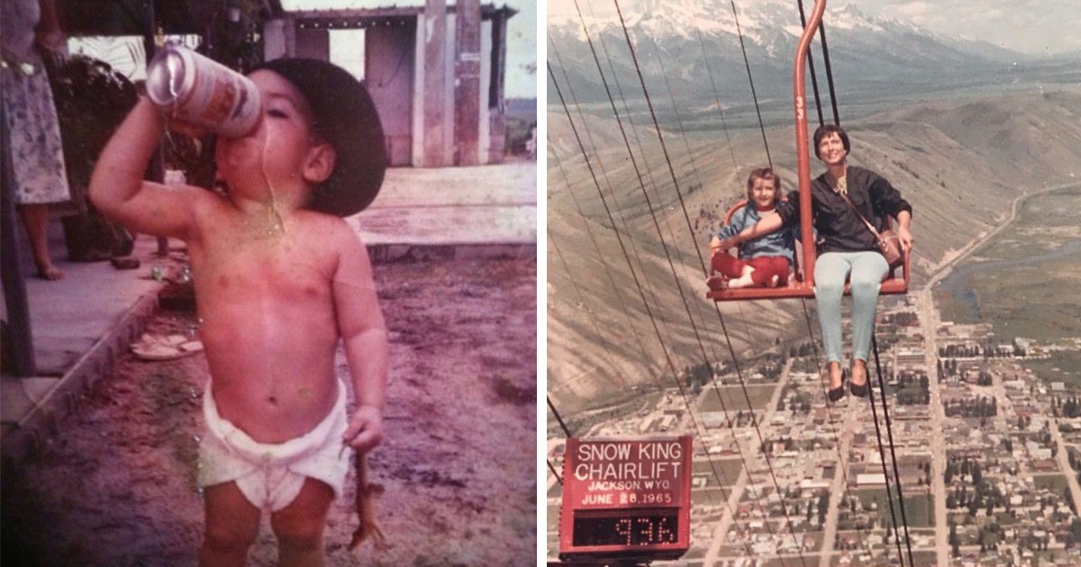 20 retro gyereknevelési fotó, amitől a modern szülők haja valószínűleg égnek áll