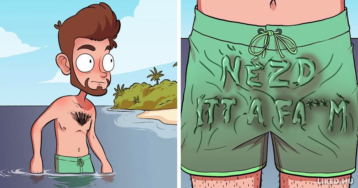 21 brutálisan őszinte illusztráció, a legtipikusabb nyári problémákról