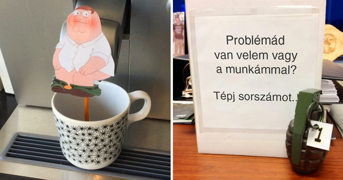 21 ember, aki tudja, hogyan kell feldobni egy unalmas napot az irodában