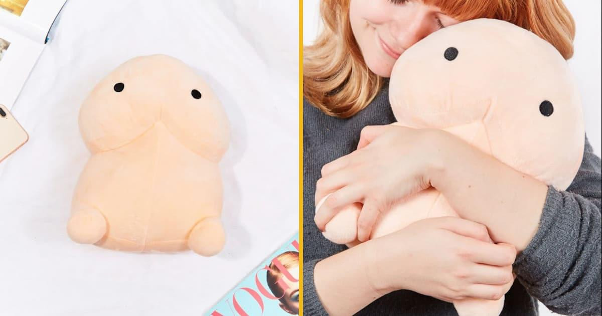 Pénisz alakú kawaii párna - a tökéletes karácsonyi ajándék barátoknak és testvéreknek