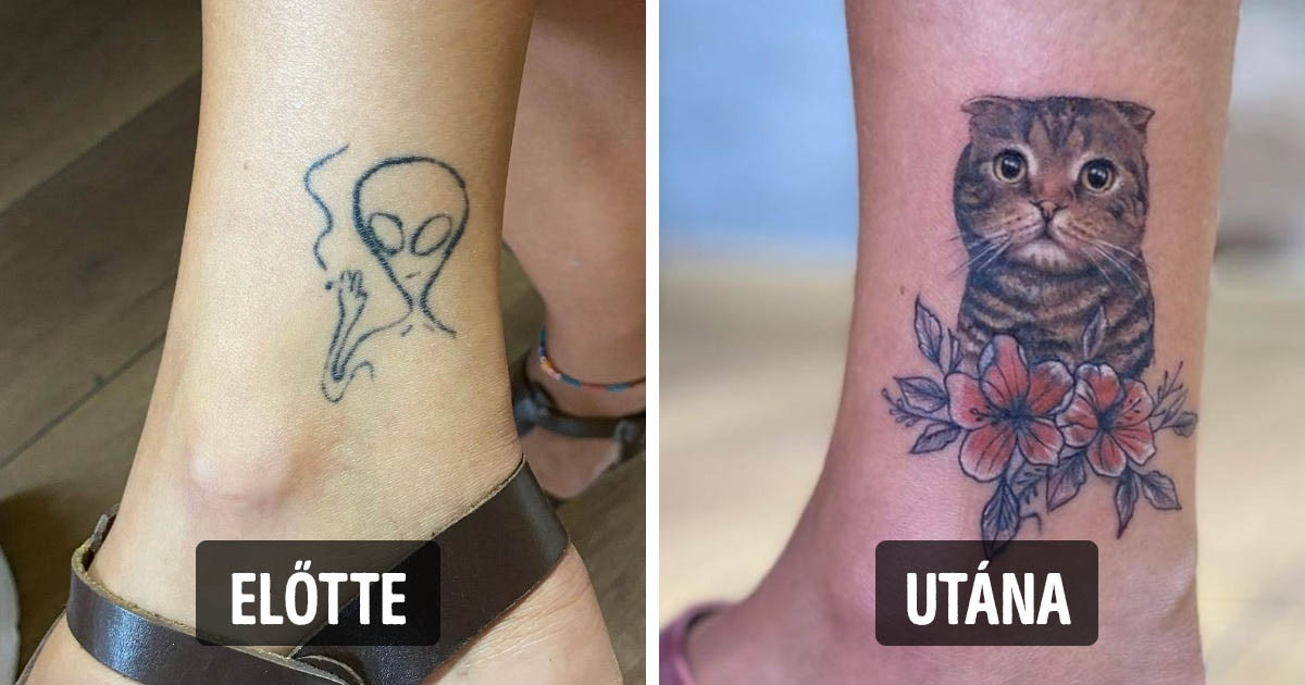 A tetoválómesterek átdolgozták a régi, béna tetoválásokat és az eredmény nagyon klassz lett