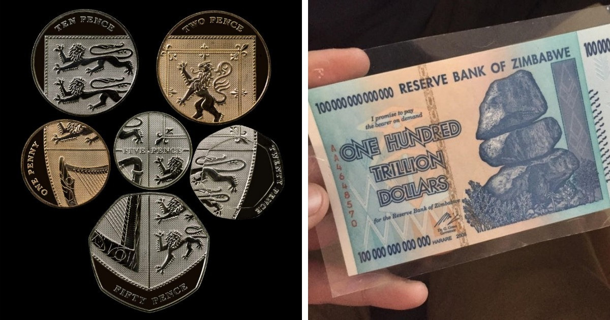 10 szokatlan, de valódi bankjegy és pénzérme, amik bizonyítják, hogy a pénz is lehet meglepő