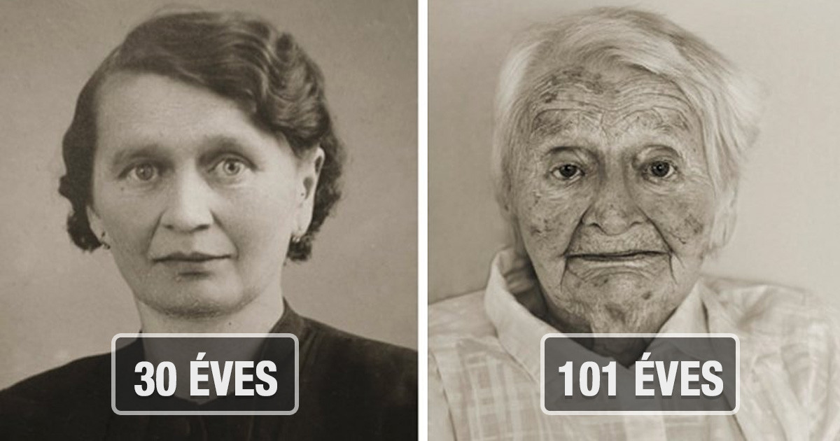 Egy fotósorozat, ami megmutatja, hogy mennyit is változtak a 100+ éves emberek fiatal koruk óta