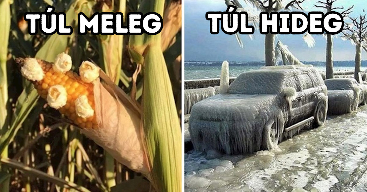 Az emberek látványos képeket készítettek a szélsőséges időjárás következményeiről, és ezt nem lesz könnyű elfelejteni