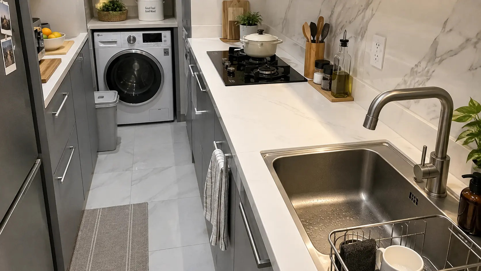 Konyhák ~6 m²-en: 20 valódi fotópélda az emberek otthonaiból